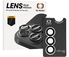 Apsauginis stiklas Tel Protect 3D Lens Aramid Series skirtas Samsung Galaxy S26 (objektyvui 3 vnti)