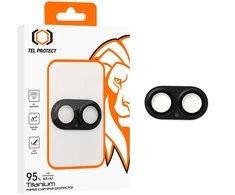 Apsauginis stiklas Tel Protect 95% AR+AF Full Metal Camera Protector on camera skirta Apple iPhone 17 juodos spalvos (camera island)