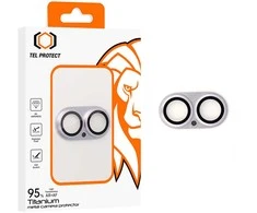 Apsauginis stiklas Tel Protect 95% AR+AF Full Metal Camera Protector on camera skirta Apple iPhone 17 violetinė (camera island)
