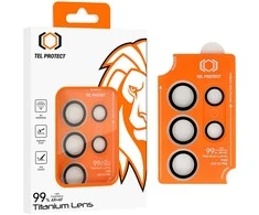 Apsauginis stiklas Tel Protect Titanium Lens 99% AR skirtas Samsung Galaxy S26 Ultra transparent (objektyvui 5 vnt)