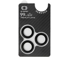 Apsauginis stiklas Tel Protect Titanium Lens 99% AR Aramid Series on camera skirtas Samsung Galaxy S25 Plus (objektyvui 3 vnt)