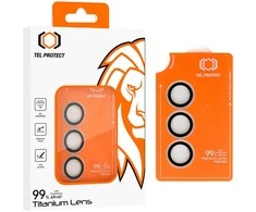 Apsauginis stiklas Tel Protect Titanium Lens 99% AR skirtas Samsung Galaxy S26 Plus transparent (objektyvui 3 vnti)