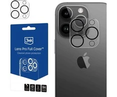 Apsauginis stiklas telefono kamerai Apple iPhone 14 Pro / 14 Pro Max 3MK Lens Protection Pro Full Cover