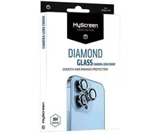 Apsauginis stiklas telefono kamerai Apple iPhone 15 Pro / 15 Pro Max MyScreen Diamond Glass Kameros Lens Cover juodos saplvos