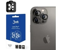 Apsauginis stikliukas kamerai 3mk Lens Pro Apple iPhone 15 Pro Max juodas