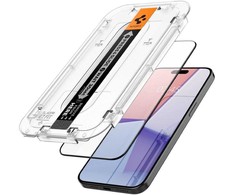 GRŪDINTAS STIKLAS SPIGEN GLAS.TR EZ FIT FC IPHONE 15 PRO MAX Juodas
