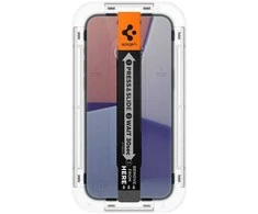 Spigen GLAS.TR EZ FIT Privacy – Apsauginis stiklas with privacy filter skirtas iPhone 15 Pro