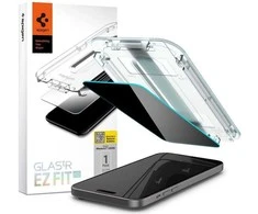 Spigen GLAS.TR EZ FIT Privacy – Apsauginis stiklas with privacy filter skirtas iPhone 15 Pro