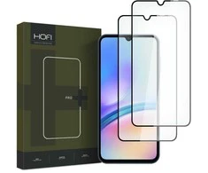 Apsauginis stiklas telefonui Samsung Galaxy A05S HOFI Glass Pro+ 2-pack juodos spalvos krašteliu