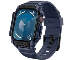 Apyrankė Aplle Watch 10 (46mm) Spigen Rugged Armor ”Pro” mėlynos spalvos