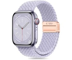 Apyrankė Apple Watch 3 / 4 / 5 / 6 / 7 / 8 / 9 / SE (38 / 40 / 41 mm) Tech-Protect Nylonmag Periwinkle violetinė