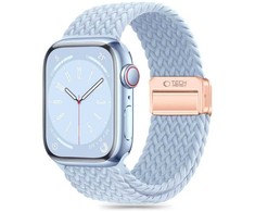 Apyrankė Apple Watch 3 / 4 / 5 / 6 / 7 / 8 / 9 / SE (38 / 40 / 41 mm) Tech-Protect Nylonmag Baby mėlynas