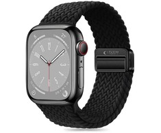 Apyrankė Apple Watch 3 / 4 / 5 / 6 / 7 / 8 / 9 / SE (38 / 40 / 41 mm) Tech-Protect Nylonmag juodas