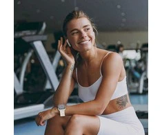 Apyrankė Apple Watch 4 / 5 / 6 / 7 / 8 / 9 / SE / Ultra 1 / 2 (42 / 44 / 45 / 49 mm) Tech-Protect Nylonmag Olive pilkos spalvos