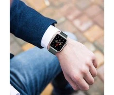 Apyrankė Apple Watch 4 / 5 / 6 / 7 / SE (38 / 40 / 41 mm) Tech-Protect Milaneseband sidabro spalvos
