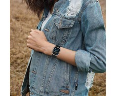 Apyrankė Apple Watch 6 / 7 / 8 / 9 / 10 / SE / Ultra 1 / 2 (44 / 45 / 46 / 49 mm) Tech-Protect Nylon juodos spalvos