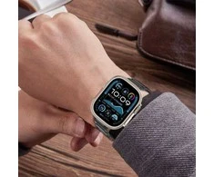 Apyrankė Apple Watch 6 / 7 / 8 / 9 / 10 / SE / Ultra 1 / 2 (44 / 45 / 46 / 49 mm) Tech-Protect Stainless Classic sidabrinis