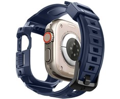 Spigen Rugged Armor Pro - Strap with case for Apple Watch Ultra 49 mm (Navy Mėlyna)