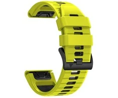 Apyrankė Garmin Fenix 3 / 5X / 3HR / 5X Plus / 6X / 6X Pro / 7X Tech-Protect IconBand lime-juodos spalvos
