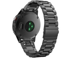 Tech-Protect Bransoleta STAINLESS GARMIN FENIX 5 / 6 / 6 PRO / 7 Juodas (Pažeista pakuotė)