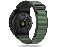 Apyrankė Garmin Fenix 5 / 6 / 6 Pro / 7 Tech-Protect Nylon Pro žalios spalvos