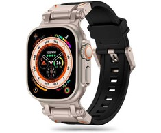 Apyrankė laikrodžiui Apple Watch 4 / 5 / 6 / 7 / 8 / 9 / SE / Ultra 1/2 (44 / 45 / 49 mm) Tech-Protect Delta Pro juodos spalvos-titanium