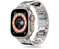 Apyrankė laikrodžiui Apple Watch 4 / 5 / 6 / 7 / 8 / 9 / SE / Ultra 1 / 2 (42 / 44 / 45 / 49 mm) Tech-Protect Stainless TItanium