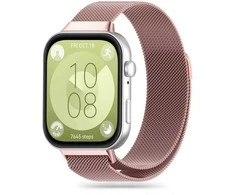 Apyrankė laikrodžiui Huawei Watch Fit 3 Tech-Protect Milaneseband auksinis & pink
