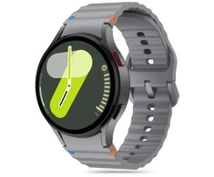 Apyrankė Samsung Galaxy Watch 4 / 5 / 5 PRO / 6 / 7 / FE Tech-Protect silikoninė Sport Crayon pilka