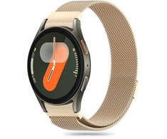Apyrankė Samsung Galaxy Watch 4 / 5 / 5 PRO / 6 / 7 / FE Tech-Protect Milaneseband Starlight aukso spalvos