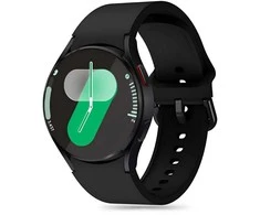 Apyrankė Samsung Galaxy Watch 4 / 5 / 5 Pro / 6 / 7 / FE Tech-Protect silikoninė juodos spalvos
