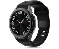 Apyrankė Samsung Galaxy Watch 4 / 5 / 5 Pro / 6 / 7 / FE Tech-Protect silikoninė juodos spalvos
