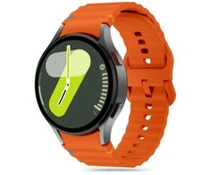 Apyrankė Samsung Galaxy Watch 4 / 5 / 5 PRO / 6 / 7 / FE Tech-Protect silikoninė Sport oranžinis