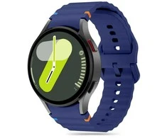 Apyrankė Samsung Galaxy Watch 4 / 5 / 5 PRO / 6 / 7 / FE Tech-Protect silikoninė Sport navy mėlynas
