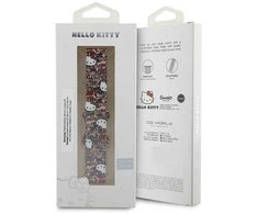 Apyrankė Samsung Galaxy Watch (46mm) / Samsung Gear S3 (46mm) / Huawei Watch GT / GT 2 / GT 2 PRO / GT 3 / GT 3 PRO (46mm) Hello Kitty Strap Silicone Tags Graffiti (HKUWLSDGPTP) rožinės spalvos