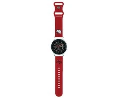 Apyrankė Samsung Galaxy Watch (46mm) / Samsung Gear S3 (46mm) / Huawei Watch GT / GT 2 / GT 2 PRO / GT 3 / GT 3 PRO (46mm) Hello Kitty Strap Silicone Kitty Head (HKUWLSCHBLR) raudonos spalvos