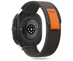 Apyrankė Samsung Galaxy Watch Ultra (47mm) Tech-Protect Nylon juodos spalvos & oranžinės spalvos