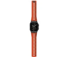 Apyrankė Skinarma Gemini for Apple Watch 49/46/45/44 mm oranžinės spalvos