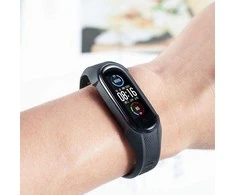 Išmaniosios apyrankės Xiaomi Mi Band 5/6 dirželis, Juodos spalvos