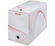 Archyvinė dėžė Esselte, 20cm, kartoninė, baltos spalvos