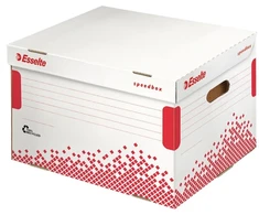 Leitz Archyvinė dėžė Esselte Speedbox, baltos-raudonos spalvos