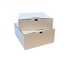 Archyvinė dėžė HSK A4, 8cm, kartoninė, baltos spalvos
