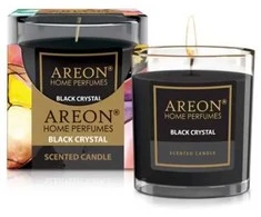 Aromatinė žvakė Juodas Crystal, 120g (~25 h) │Areon
