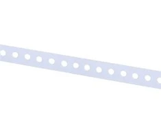 Arras Tvirtinimo juosta, perforuota, 12 x 0.7 mm, 3 m, balta