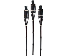 Articasa Bambuko fakelai 60 cm, 3 vnt juodi