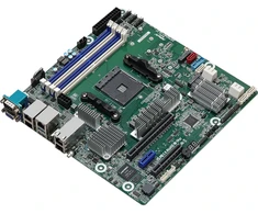 Asrock X570D4U-2L2T/BCM pagrindinė plokštė AMD X570 AM4 lizdas „micro ATX“