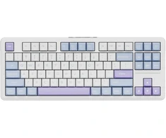 ATK A87 – US išdėstymas – Outemu Juodas Plum Pro Switches – Sea Salt (Mėlyna) Belaidė Mechaninė Žaidimų Klaviatūra
