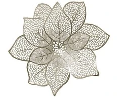 ATMOSPHERA PADĖKLIUKAS FLOWER 152721D AUKSO D44CM