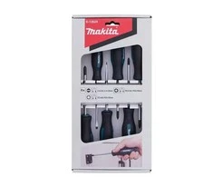 Makita Atsuktuvų rinkinys 6 vnt, PH1x100, PH2x100, PZ1x80, PZ2x100, SL4.0x100, SL5.5x100, E-13524