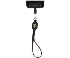 Audi Universal Lamborghini D1 Leather Handstrap oranžinės spalvos